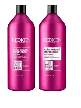 Redken Color Extend Magnetics Shampoo & Conditioner Set- 33.8 oz Each New Sealed